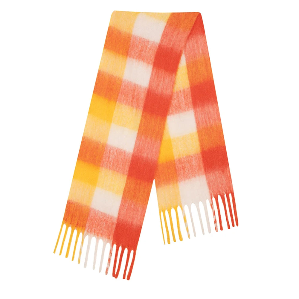 Colorful Plaid Pattern Scarf
