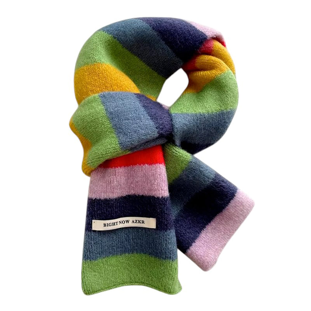 Colorful Striped Indie Kid Scarf