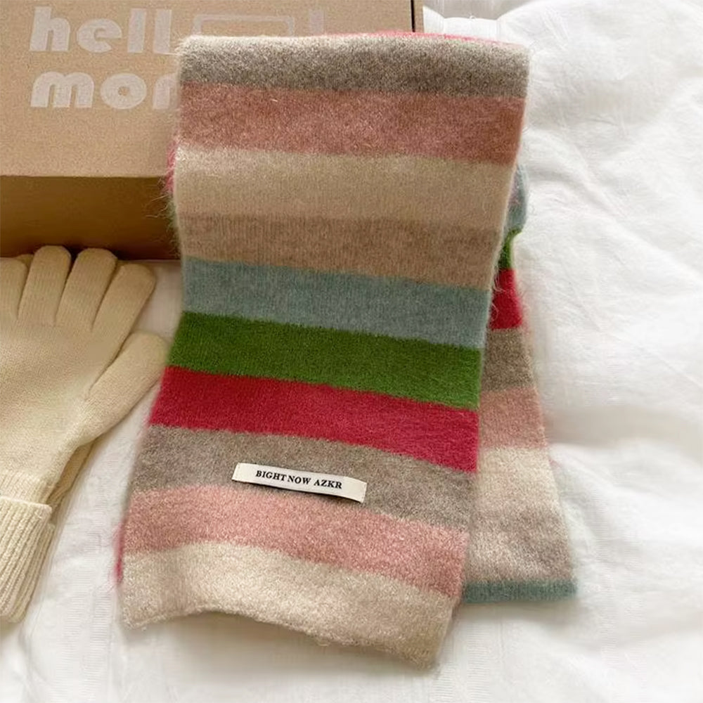 Colorful Striped Indie Kid Scarf