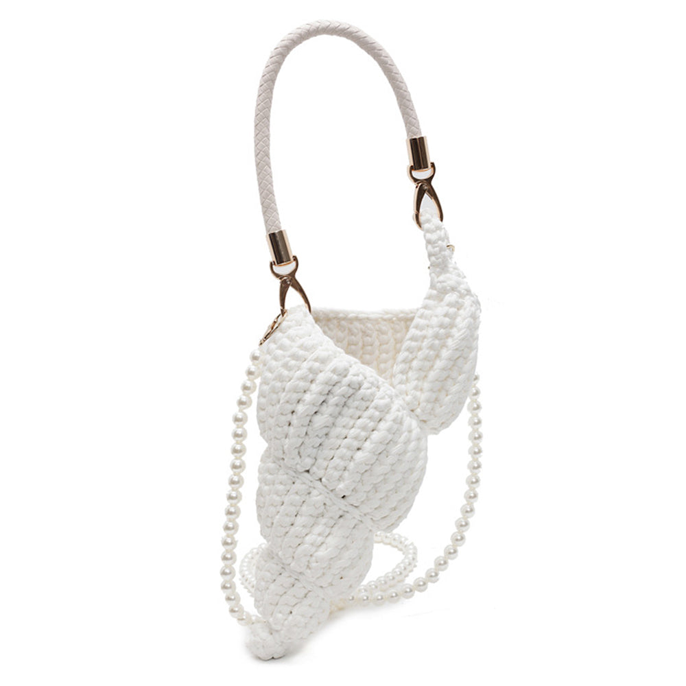Conch Shell Knit Crochet Bag