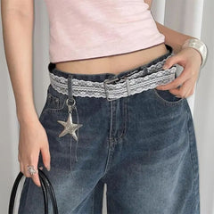 Coquette Girl Lace Belt