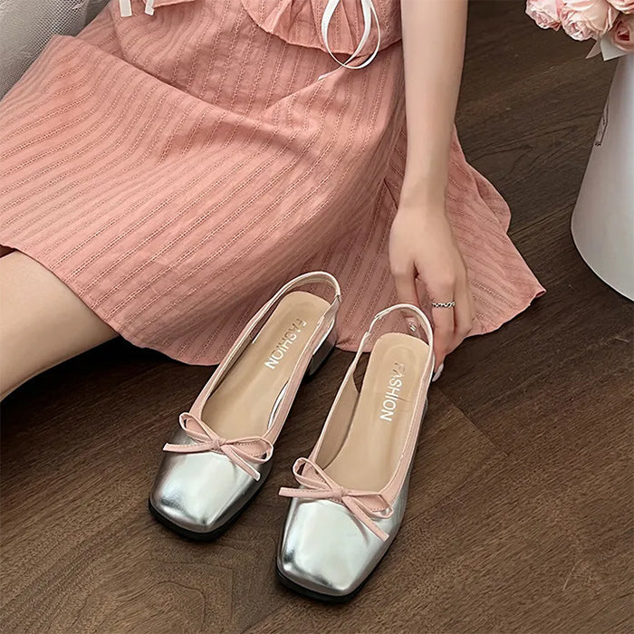 Coquette Bow Ballet Sandals