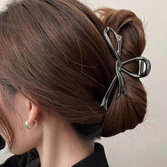 Coquette Girl Bow Hair Claw