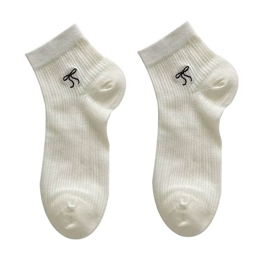Coquette Bow Print Socks