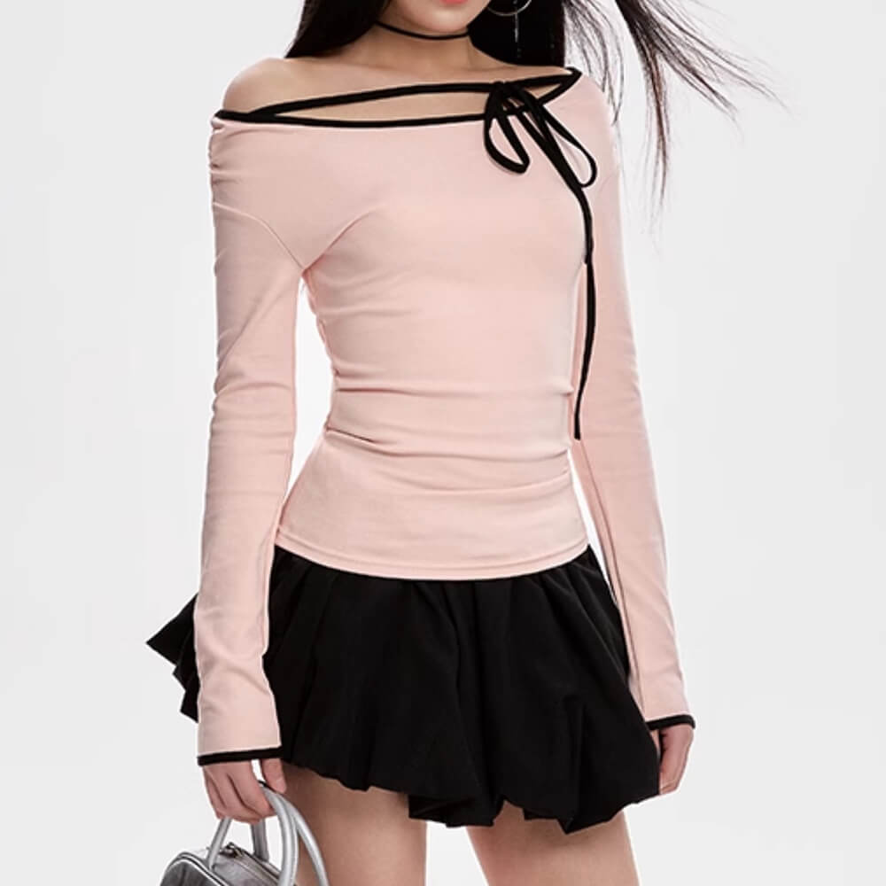 Coquette Girl Off-Shoulder Top