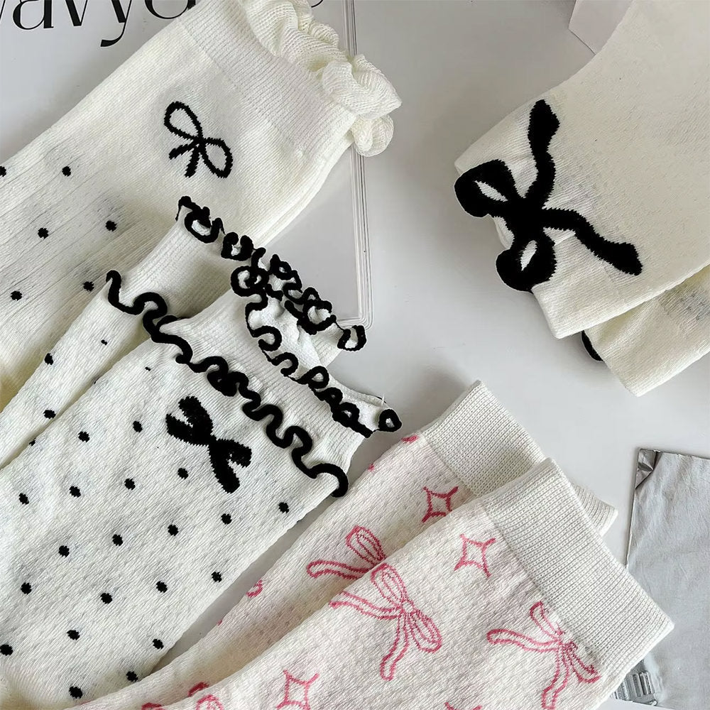 Coquette Style Bow Socks