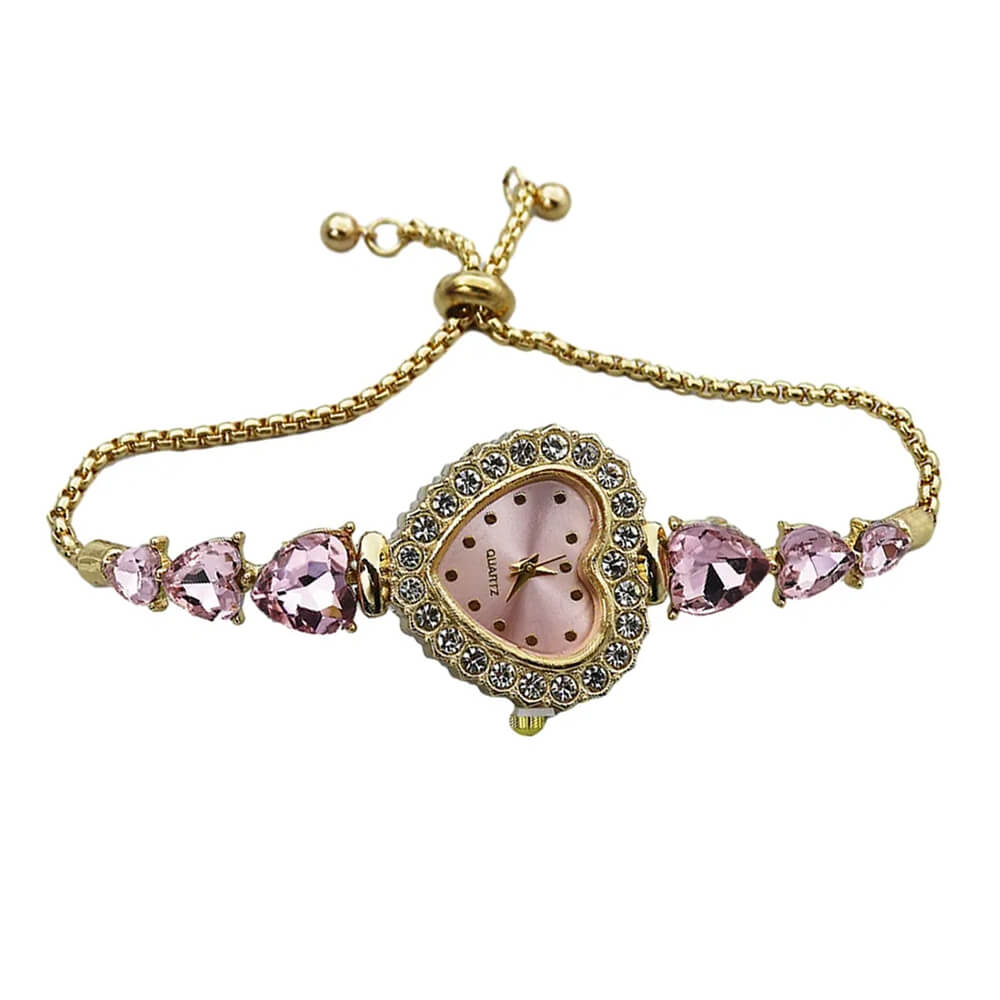 Coquette Style Heart Wristwatch