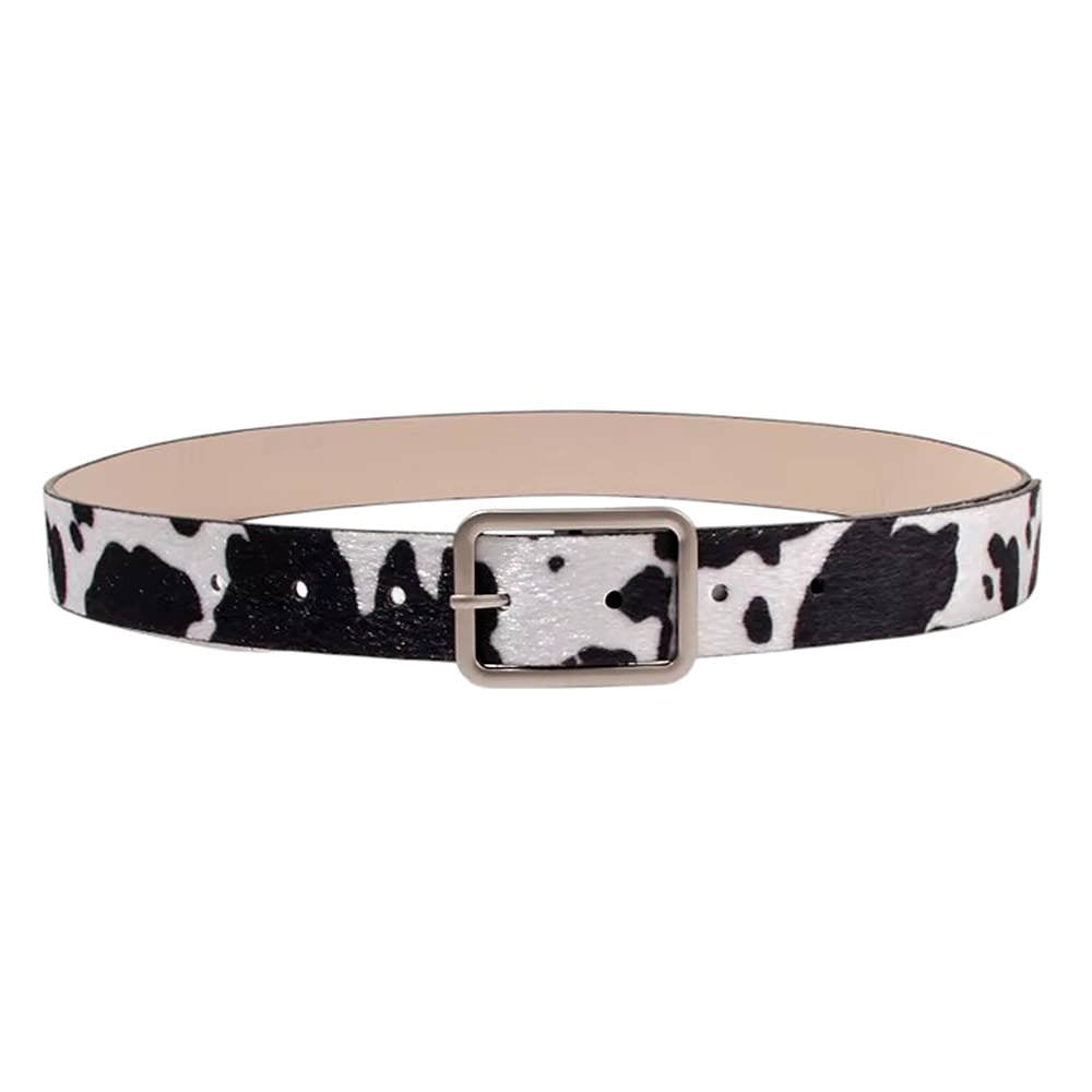 Cow Print Belt