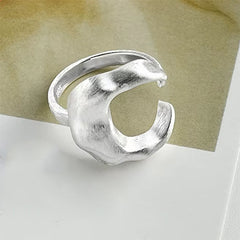 Crescent Chunky Ring