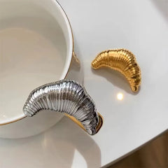 Croissant Brooch