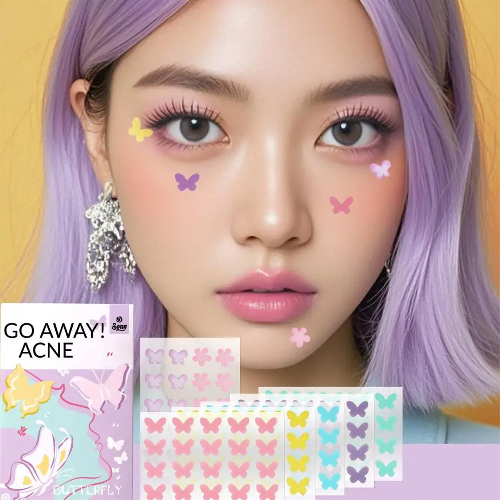 Cute Butterfly Pimple Patches – 120-Piece