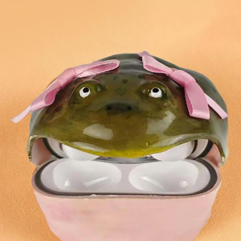 Cute Frog Airpods Case