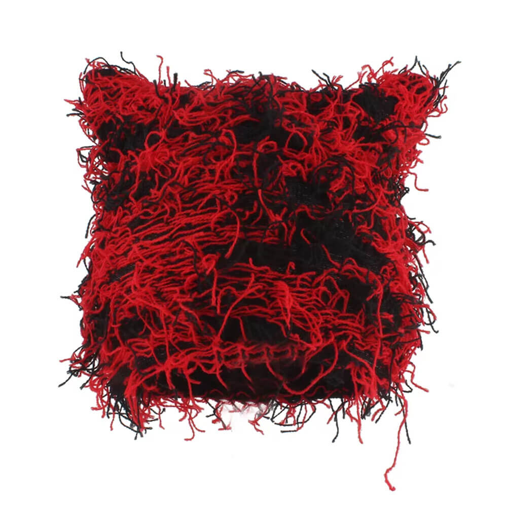 Distressed Cat Ear Beanie