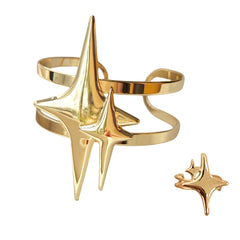 Double Star Ring & Bracelet Set