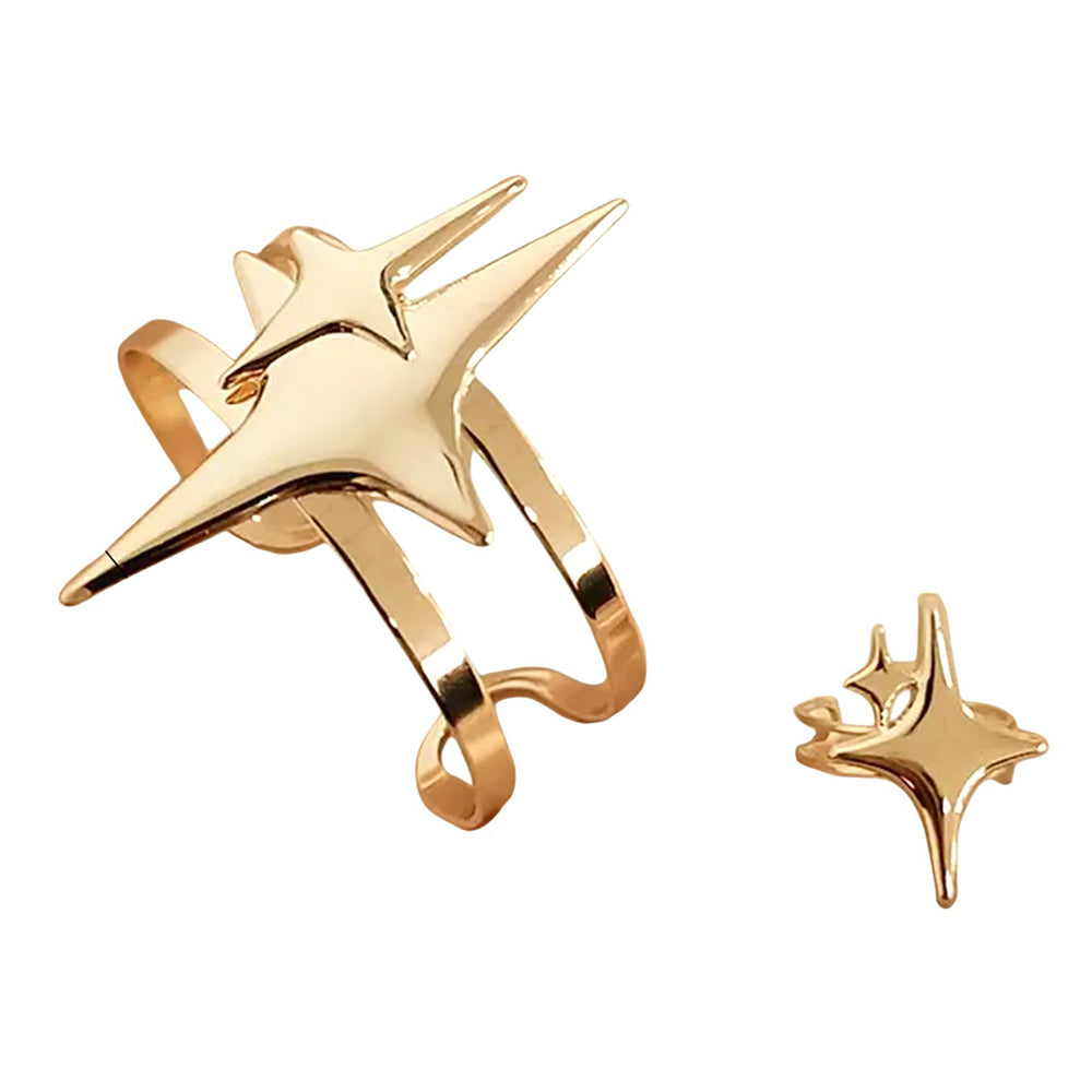 Double Star Ring & Bracelet Set