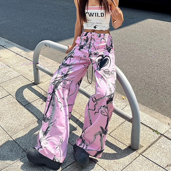Emo Phase Wide-Leg Trousers