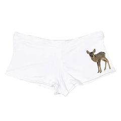 Fawn Print Y2K Micro Shorts