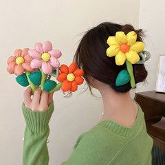 Flower Shaped Hair Claw