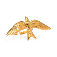 Flying Bird Aesthetic Ring
