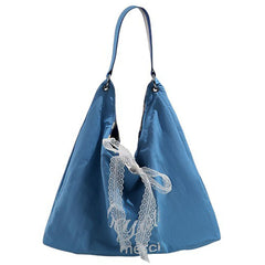 French Summer Striped Sack Bag