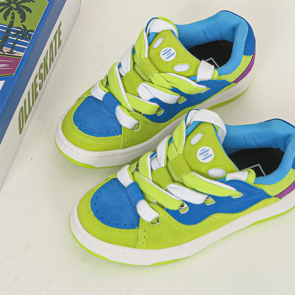 Pop Color Skater Sneakers