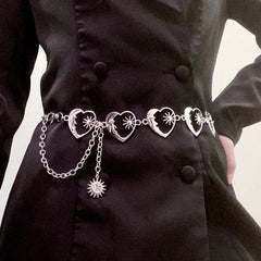 Moon and Star Heart Belt