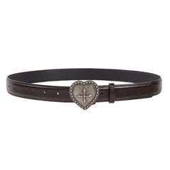 Fairy Grunge Heart Buckle Belt