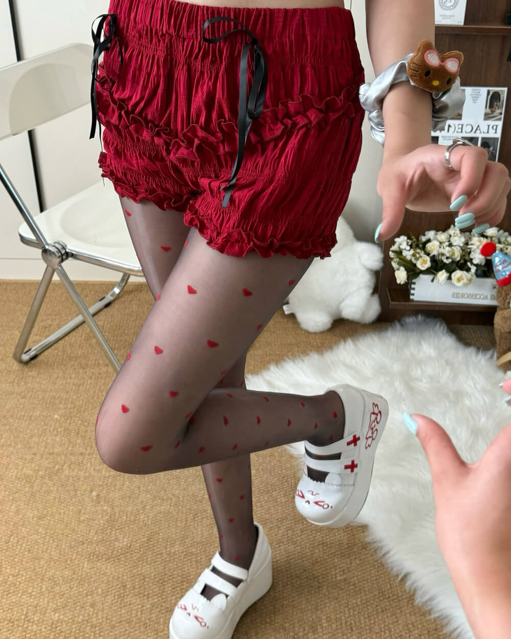 Bonjour Baby Heart Tights