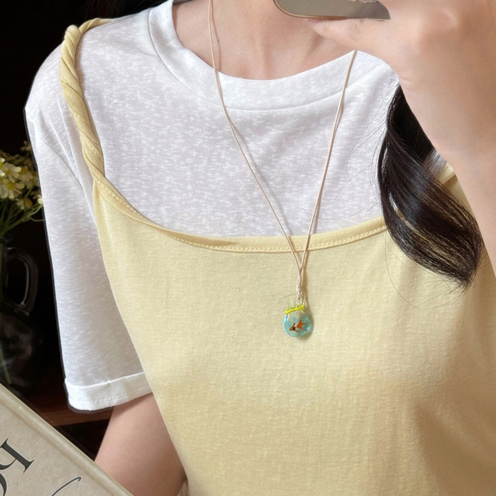Koi Fish Pendant Necklace