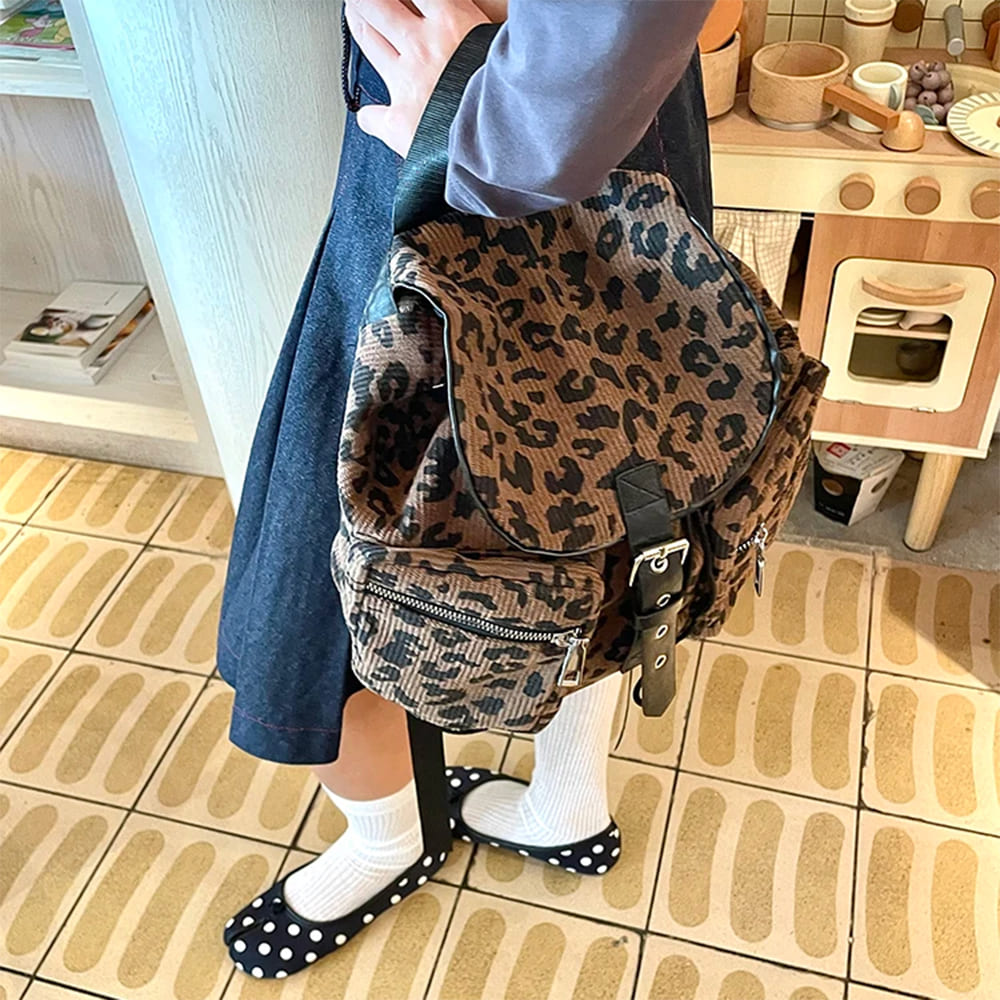 Ferocious Fancy Leopard Mini Backpack