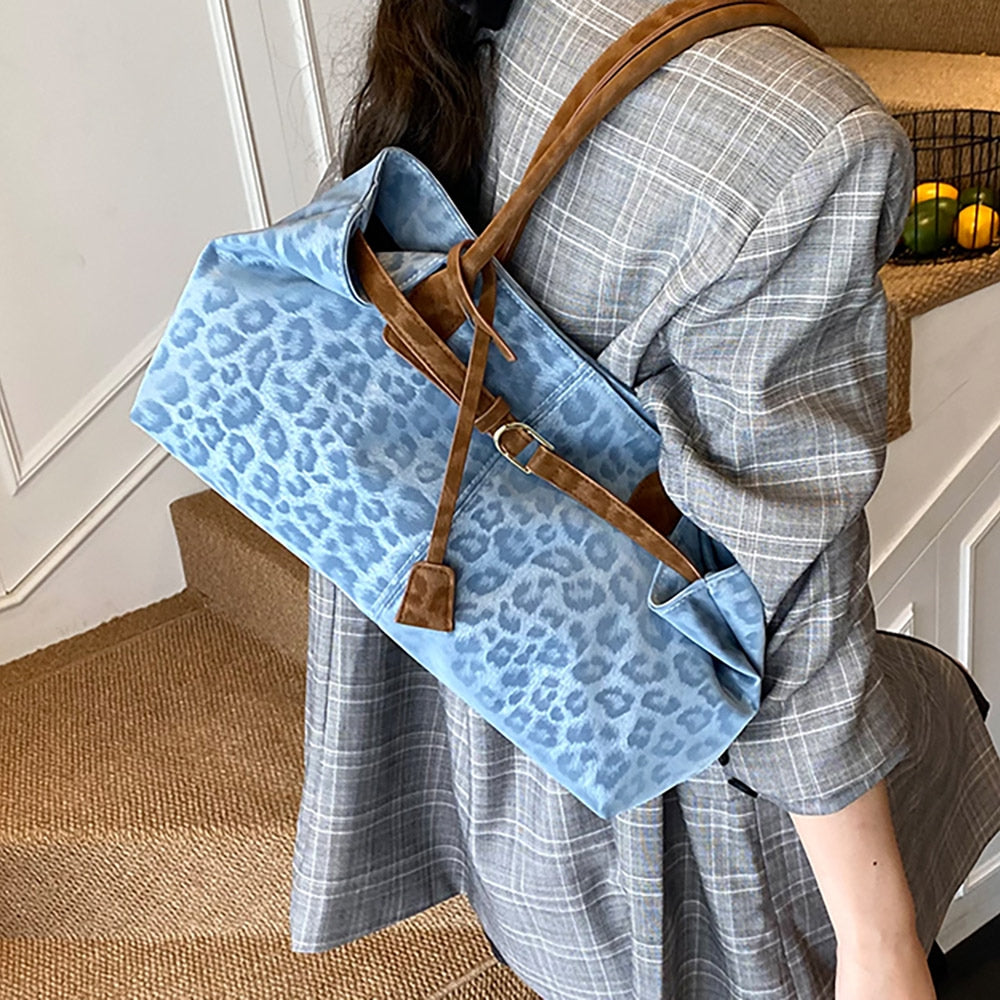 Ferocious Fancy Denim Belted Bag