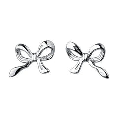 Minimalist Bow Stud Earrings