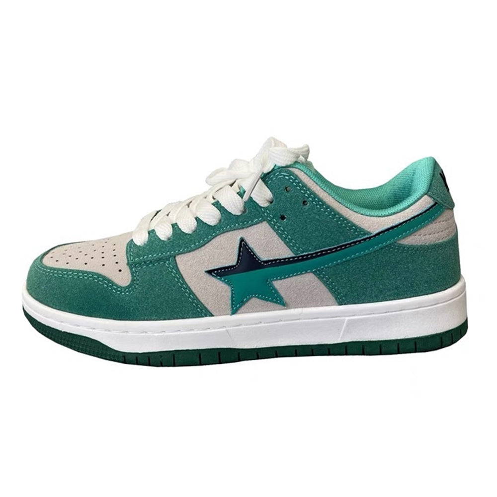 Mint Green Star Sneakers