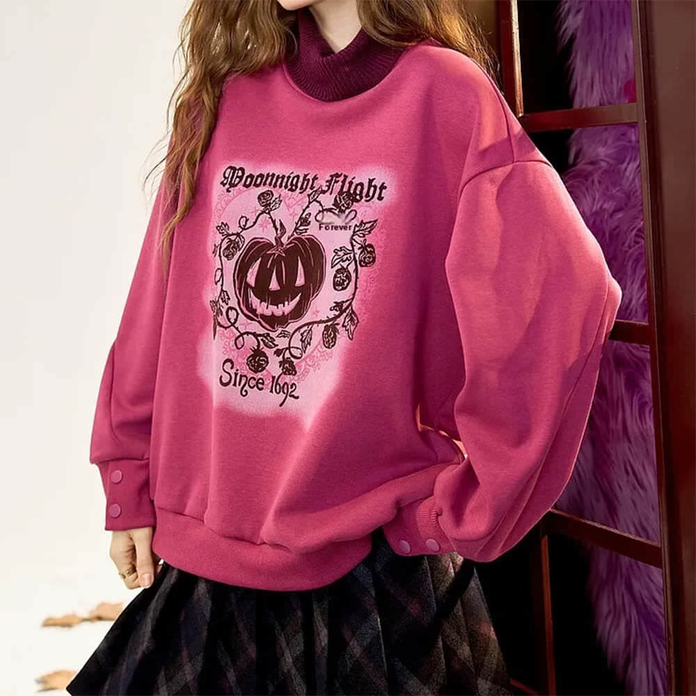 Moonlight Flight Printed Sweatshirt