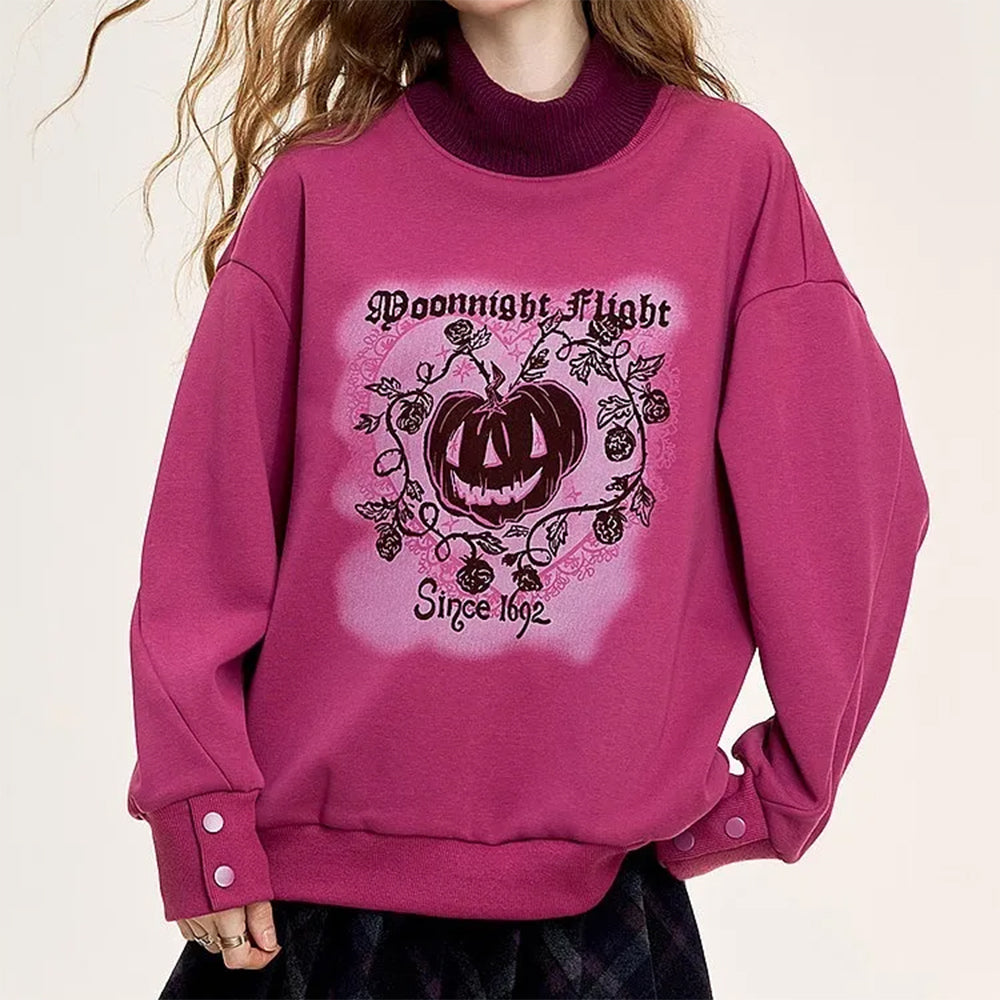 Moonlight Flight Printed Sweatshirt