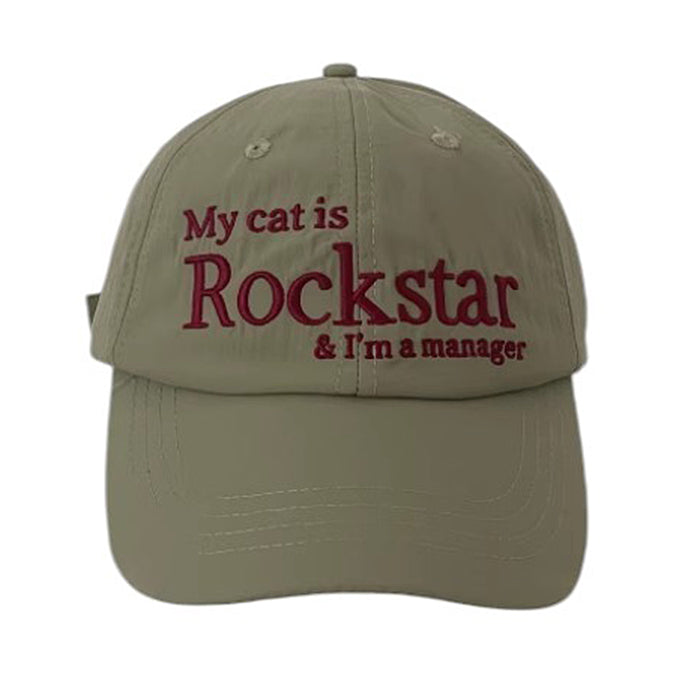 My Cat is Rockstar Cap