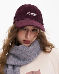 No Way Cord Baseball Cap