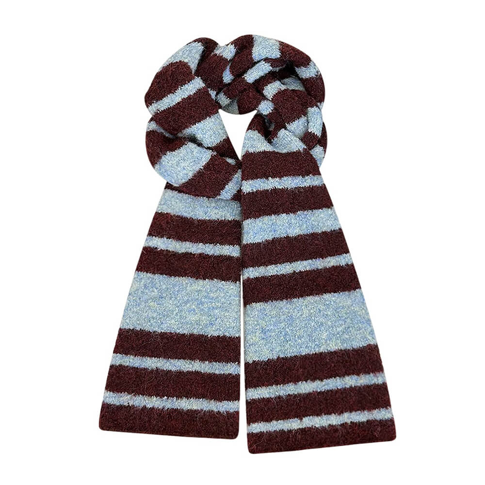 NYC Downtown Girl Striped Scarf