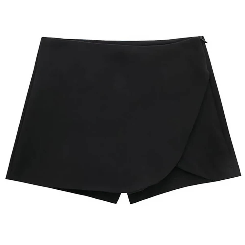 Old Money Asymmetric Mini Skort