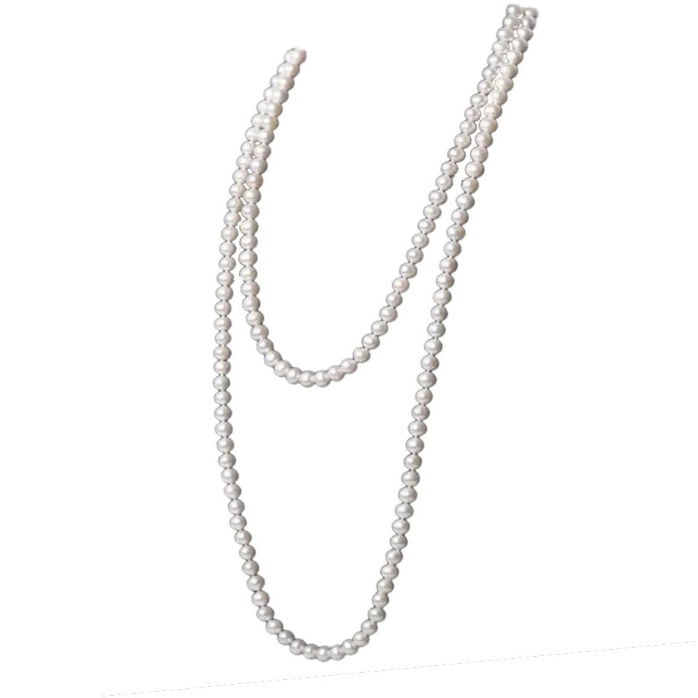 Old Money Pearl Layered Necklace