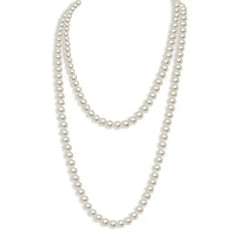 Old Money Pearl Layered Necklace