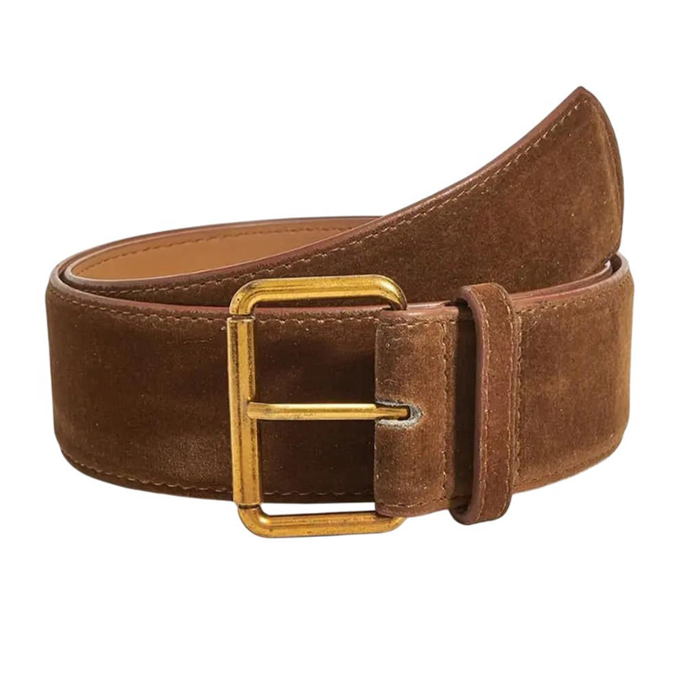 Old Money Suede Wide Belt