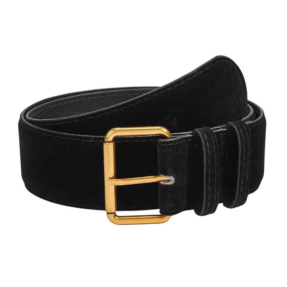 Old Money Suede Wide Belt