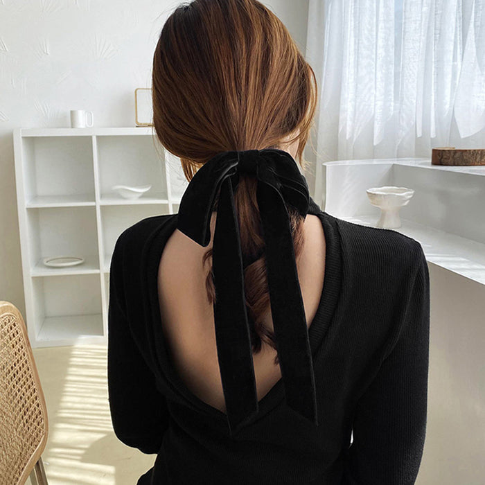 Old Money Velvet Hair Bow