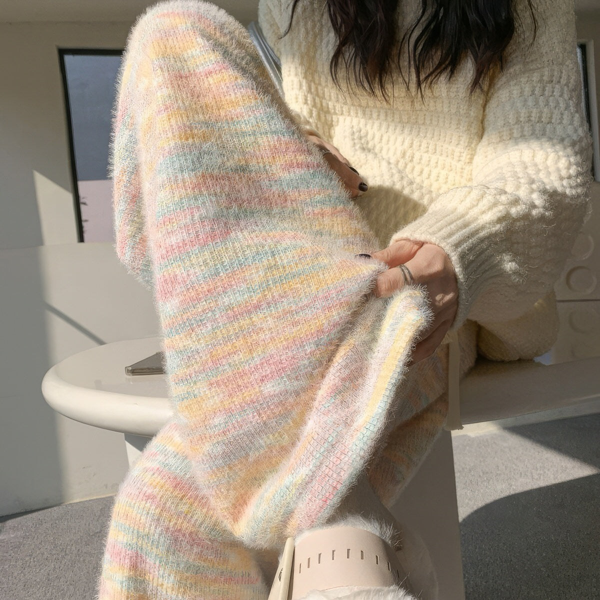 Cotton Candy Knit Pants