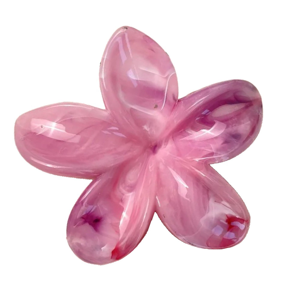 Pastel Tropical Flower Hair Claw