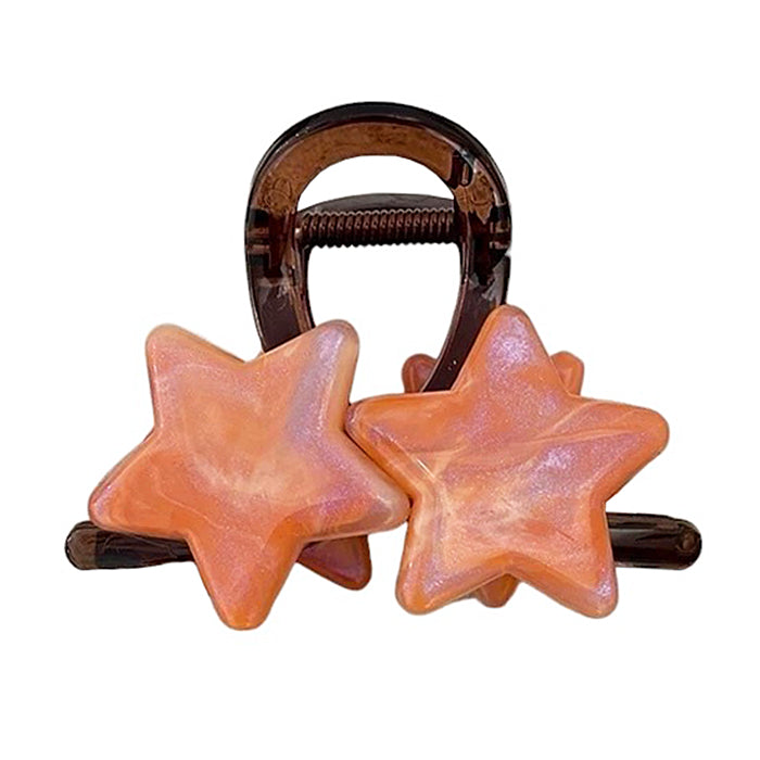Pastel Star Double Hair Claw