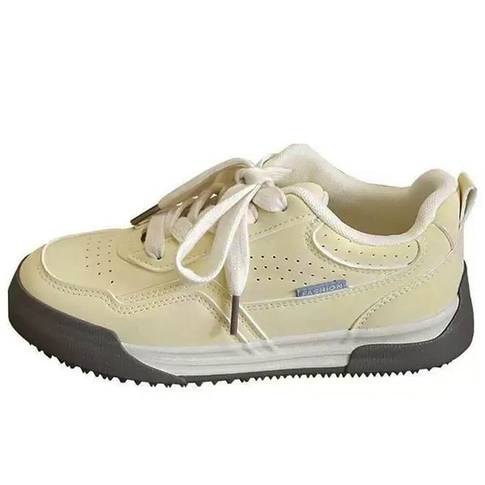 Pastel Yellow Aesthetic Sneakers