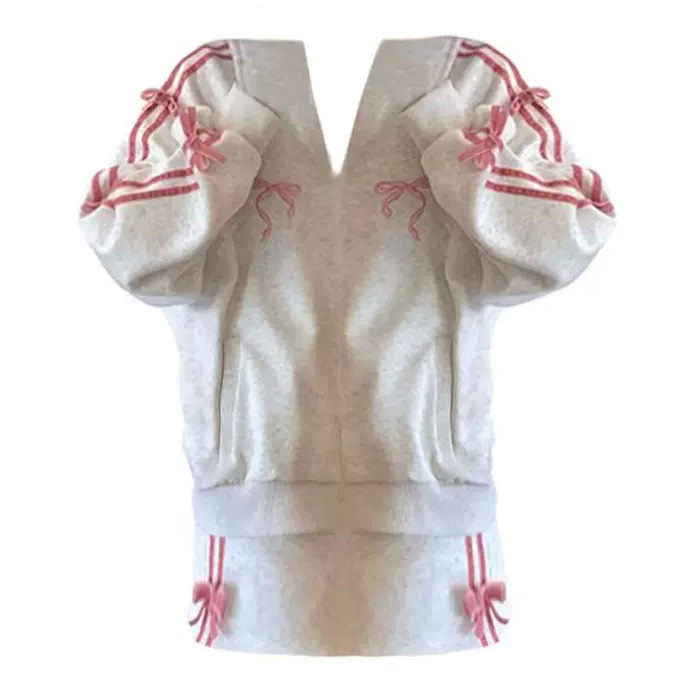 Coquette Bows Side-Stripe Track Suit