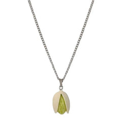 Pistachio Pendant Necklace